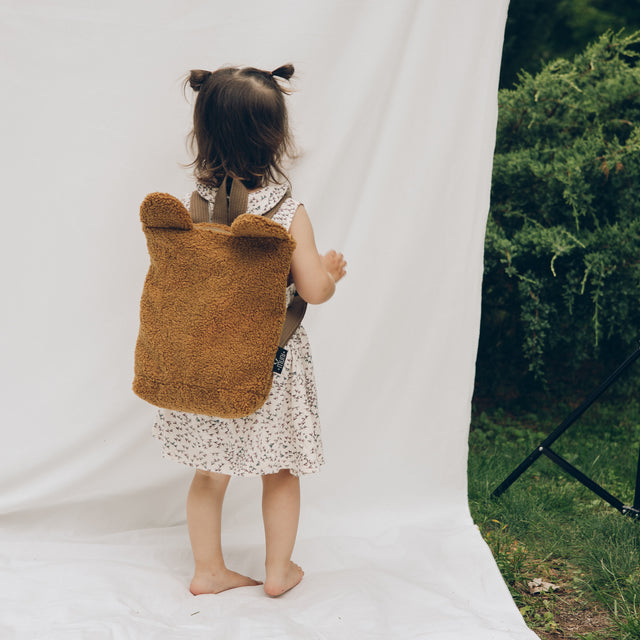 Kids Backpack Teddy - Brown