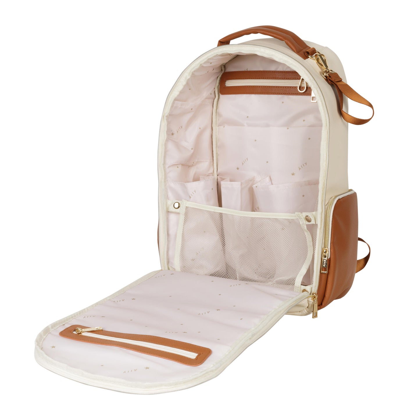 Large Diaper Backpack – Cappuccino