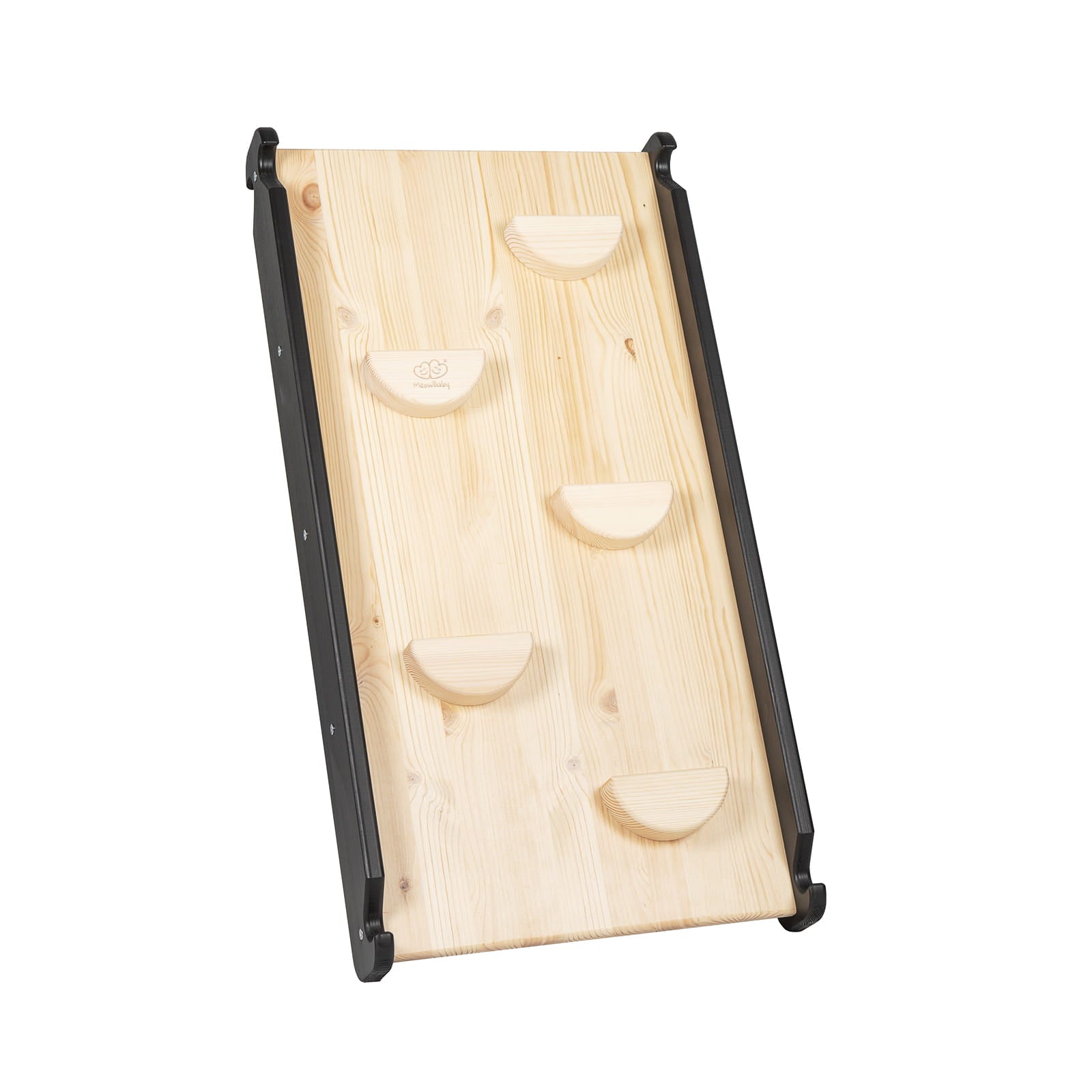 Ladder with a Slide-Climbing Wall - Black