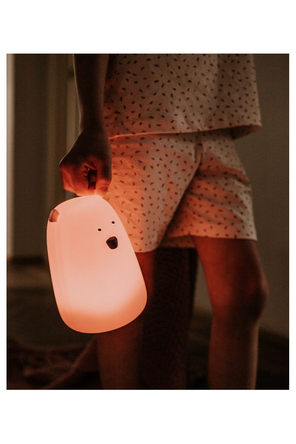 Big Bear Silicone Lamp with Remote - Pink