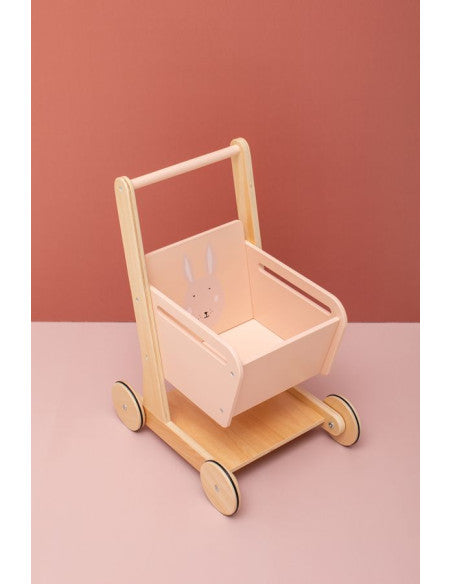 Wooden Shopping Cart - Mrs. Rabbit