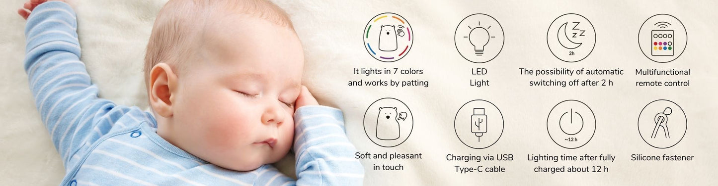 Hanging Baby Night Light with Remote